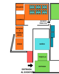 Zona comidas Ponte Friki