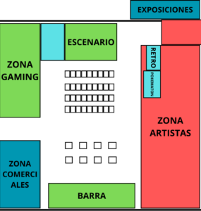 Plano escenario 1 ponte friki